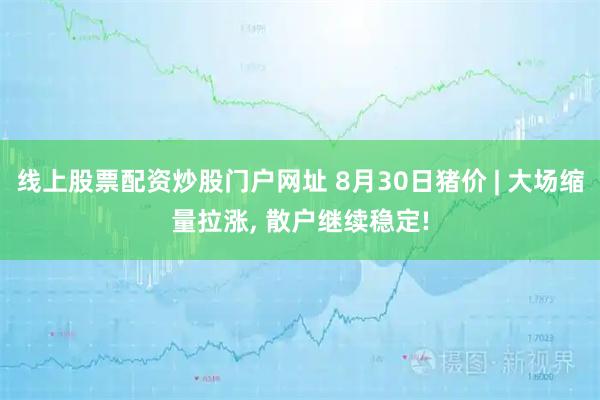 线上股票配资炒股门户网址 8月30日猪价 | 大场缩量拉涨, 散户继续稳定!