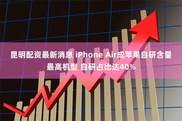 昆明配资最新消息 iPhone Air成苹果自研含量最高机型 自研占比达40%